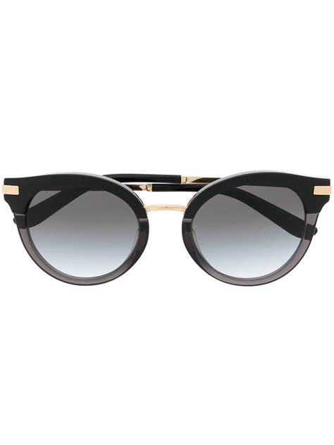 dolce gabbana circle sunglasses womens